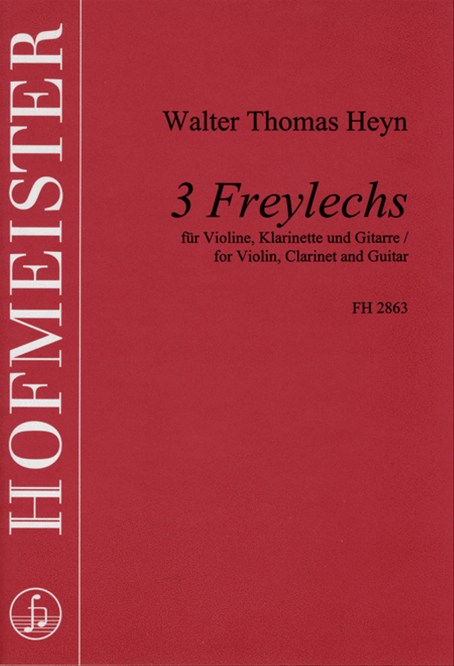3 Freylechs 3 Freylechs Clarinet scores gallery preview page 1
