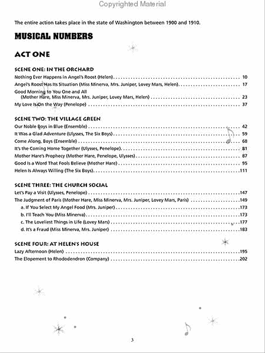 The Golden Apple Piano, Vocal, Guitar scores gallery preview page 2