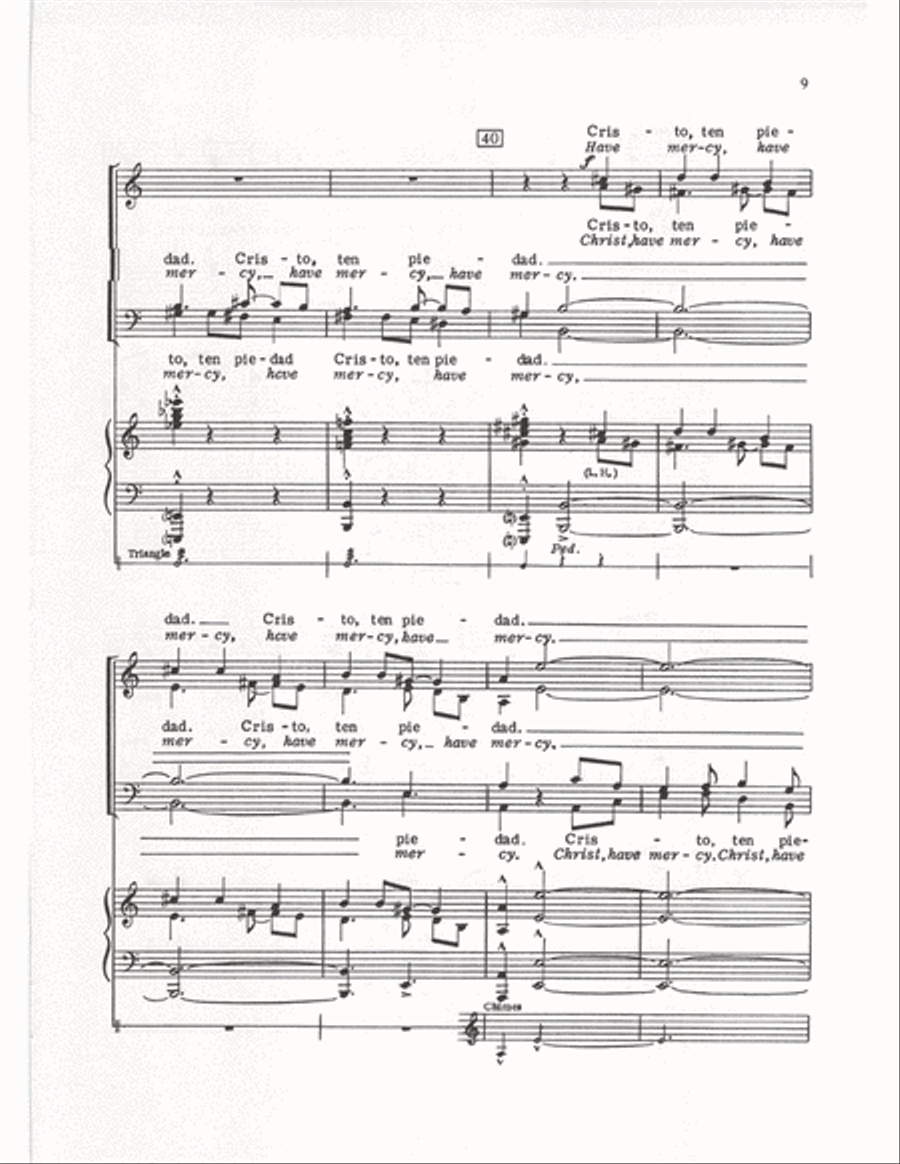 The Cuban Mass (Vocal Score) 4-Part scores gallery preview page 6