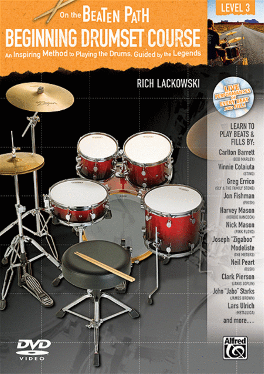 On the Beaten Path -- Beginning Drumset Course, Level 3 image number null