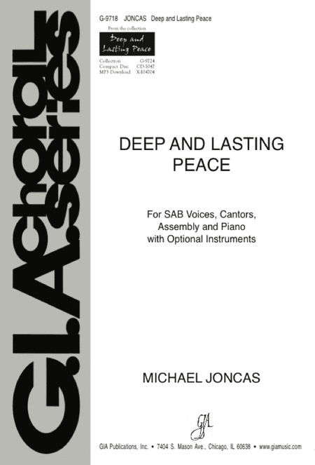 Deep and Lasting Peace, SAB edition - Instrument edition