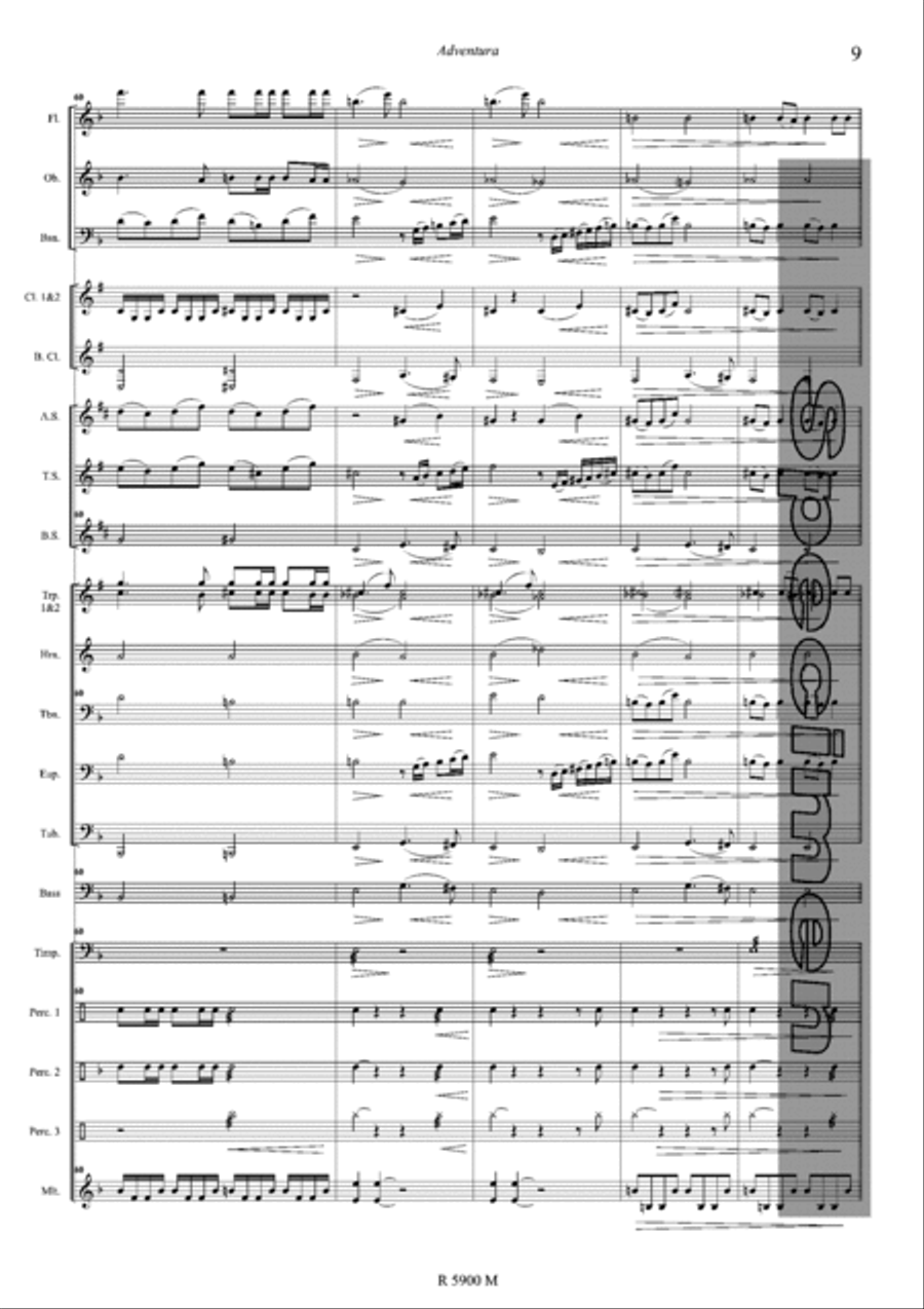 Adventura Concert Band scores gallery preview page 10