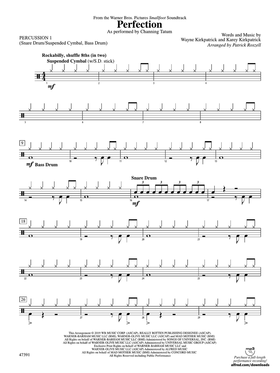 Perfection: 1st Percussion