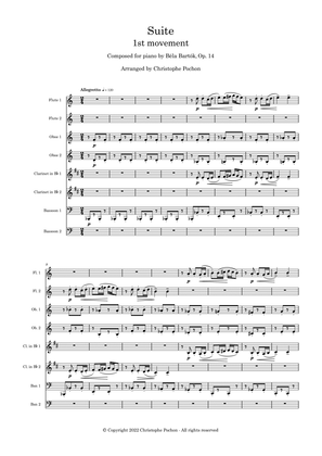 Suite - Op. 14 - 1st movement - Woodwind Ensemble