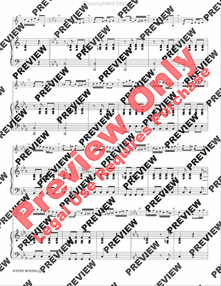 Gypsy Rondo Small Ensemble scores gallery preview page 6