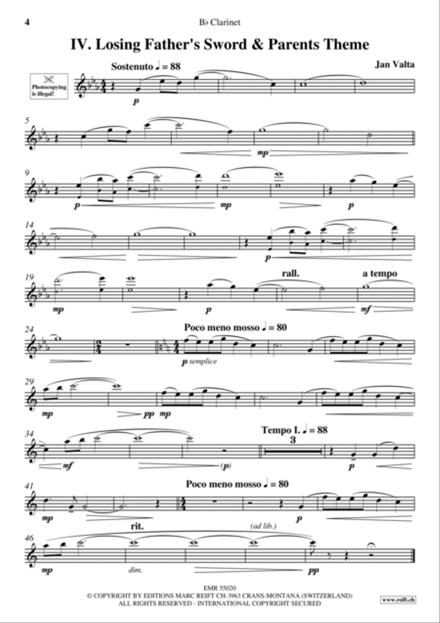 Themes From Kingdom Come: Deliverance Clarinet Solo scores gallery preview page 5