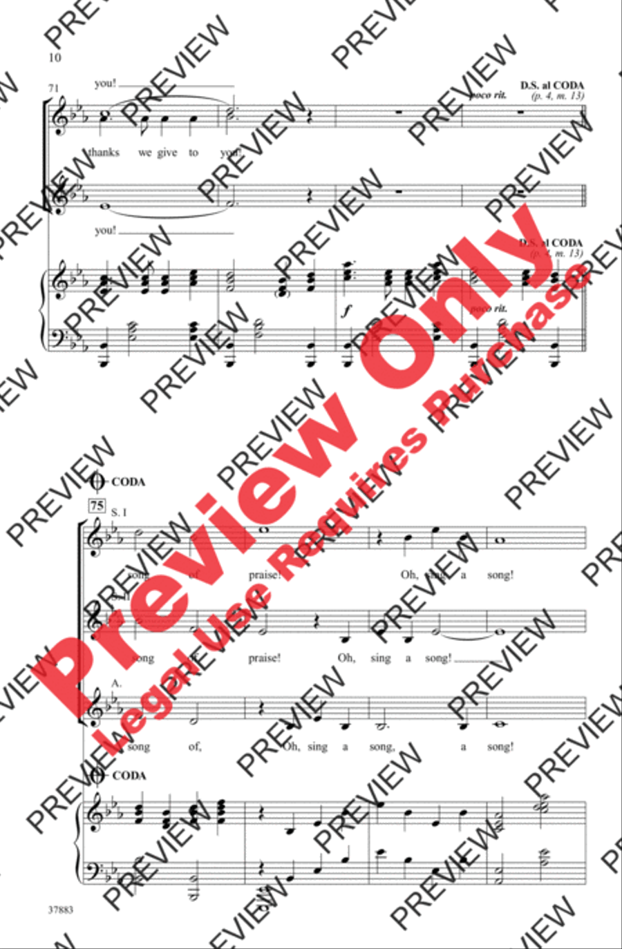 Laudamus Te Laudamus Te Women's Choir scores gallery preview page 10
