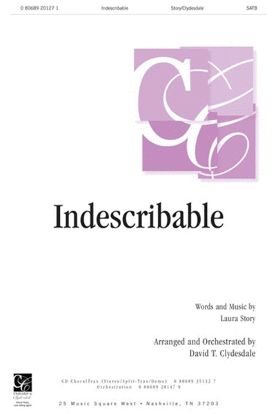 Indescribable - CD ChoralTrax