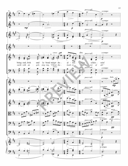 Weihnachten - Full Score and Parts