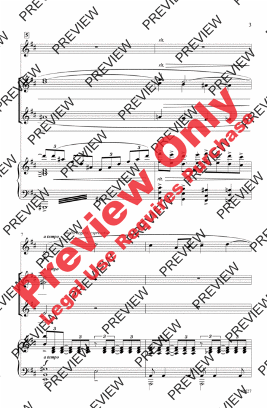 Over the Rainbow Women's Choir scores gallery preview page 3