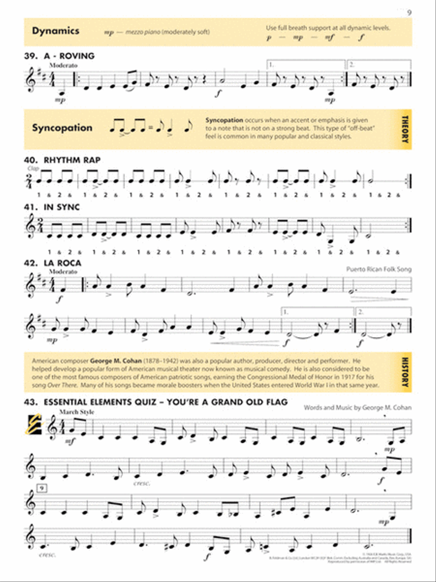 Essential Elements for Band – Book 2 with Online Resources Concert Band Methods scores gallery preview page 3
