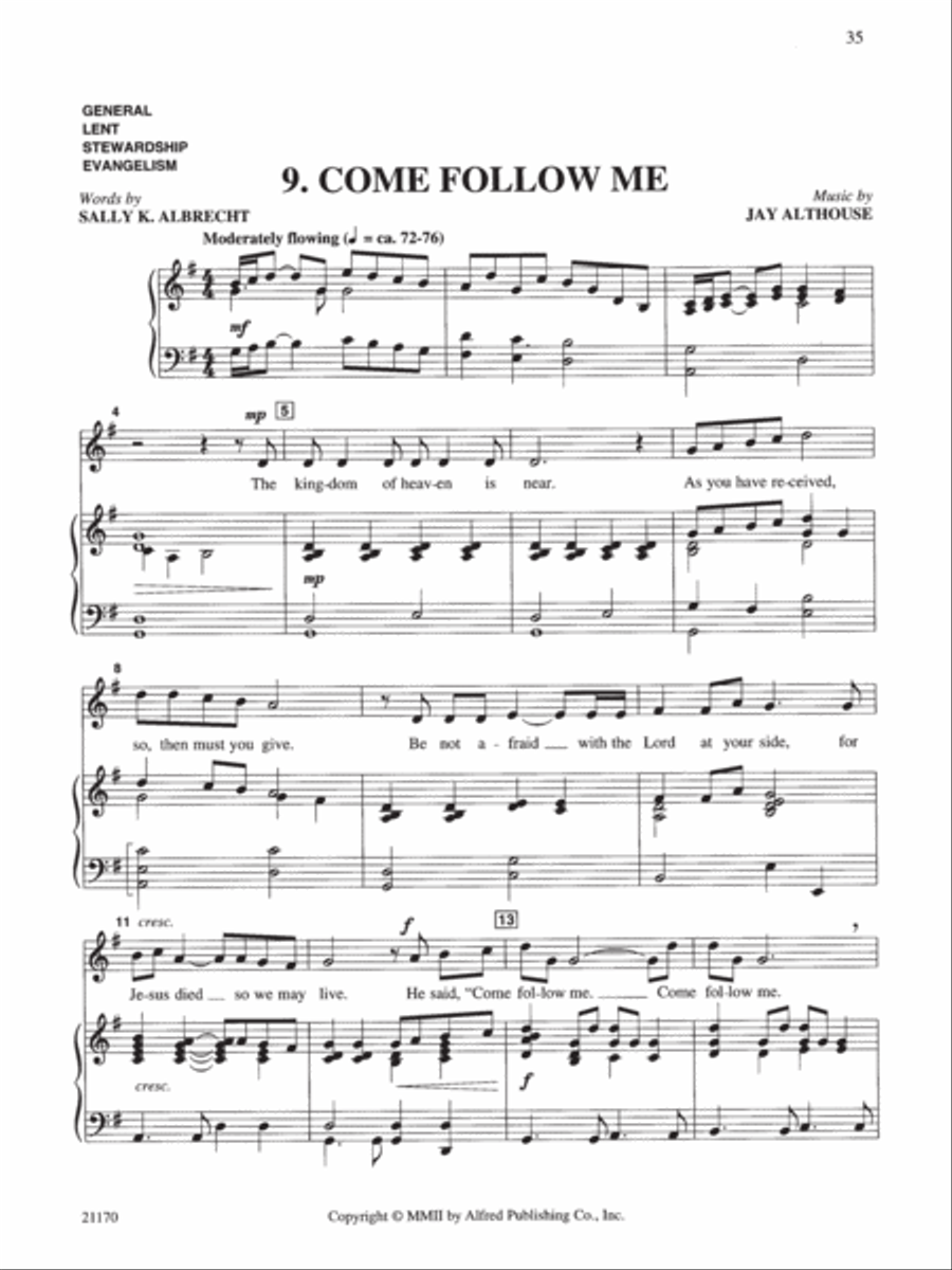 Sacred Solos for All Seasons Medium-High Voice scores gallery preview page 4