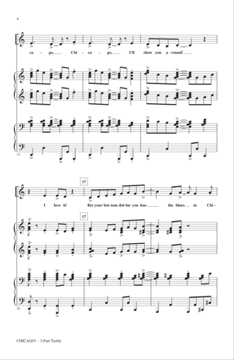 Chicago! Chicago! 3-Part scores gallery preview page 3