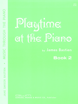 Book cover for Playtime at the Piano, Book 2