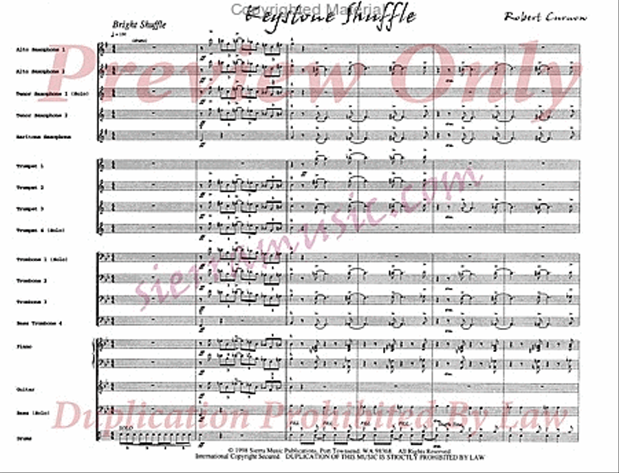 Keystone Shuffle Big Band scores gallery preview page 2
