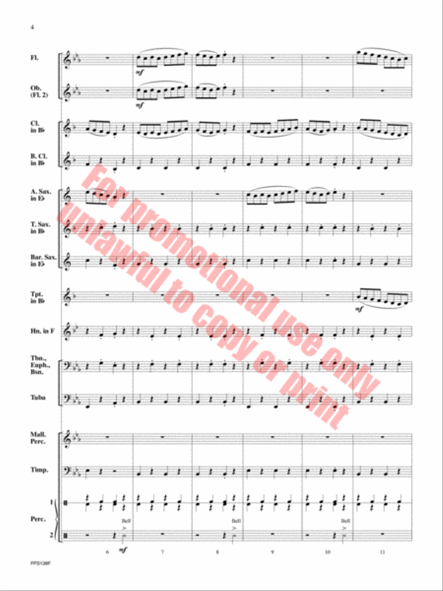 Bicycle Race Bicycle Race Concert Band scores gallery preview page 5