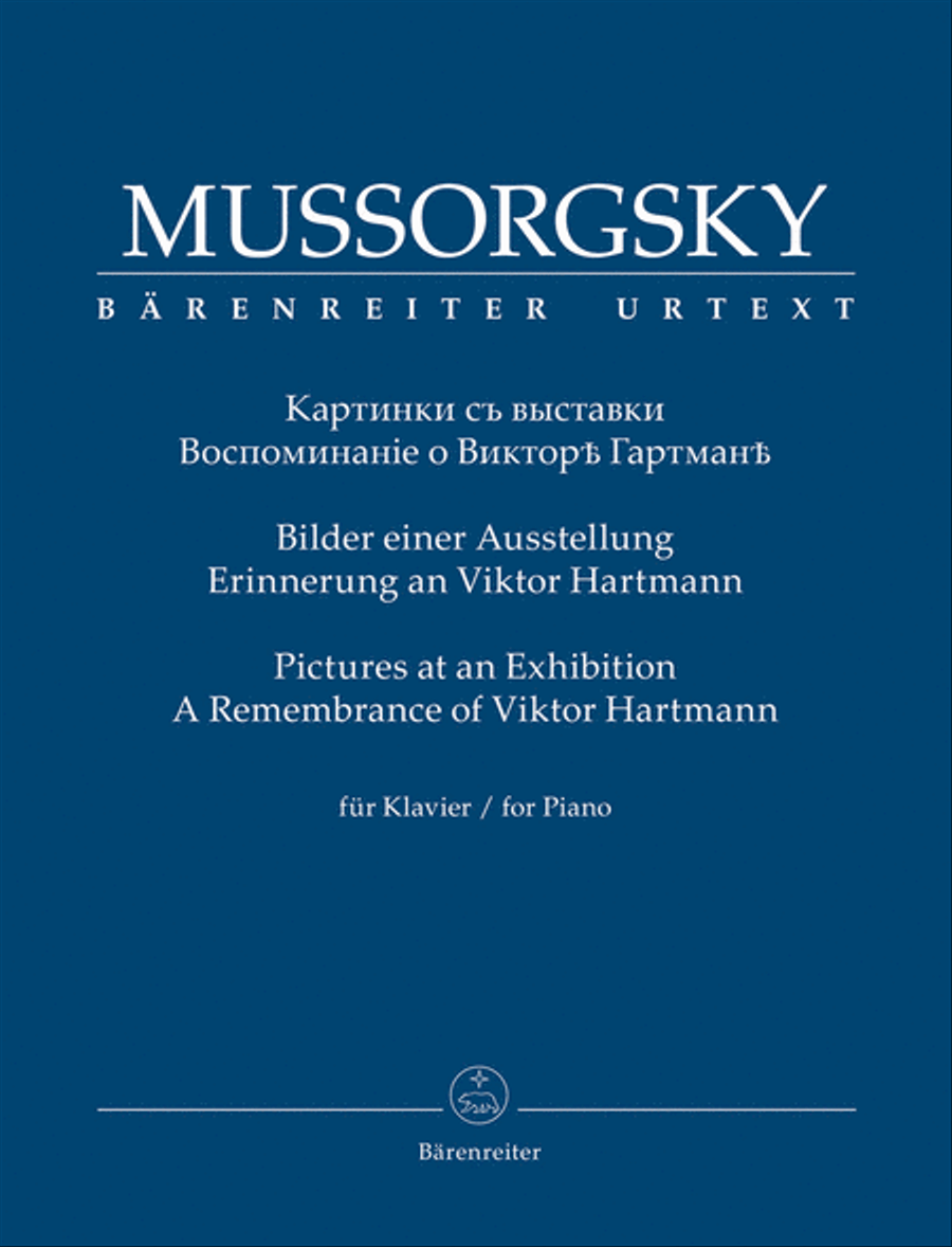 Pictures at an Exhibition. A Remembrance of Viktor Hartmann for piano Piano Solo scores gallery preview page 1
