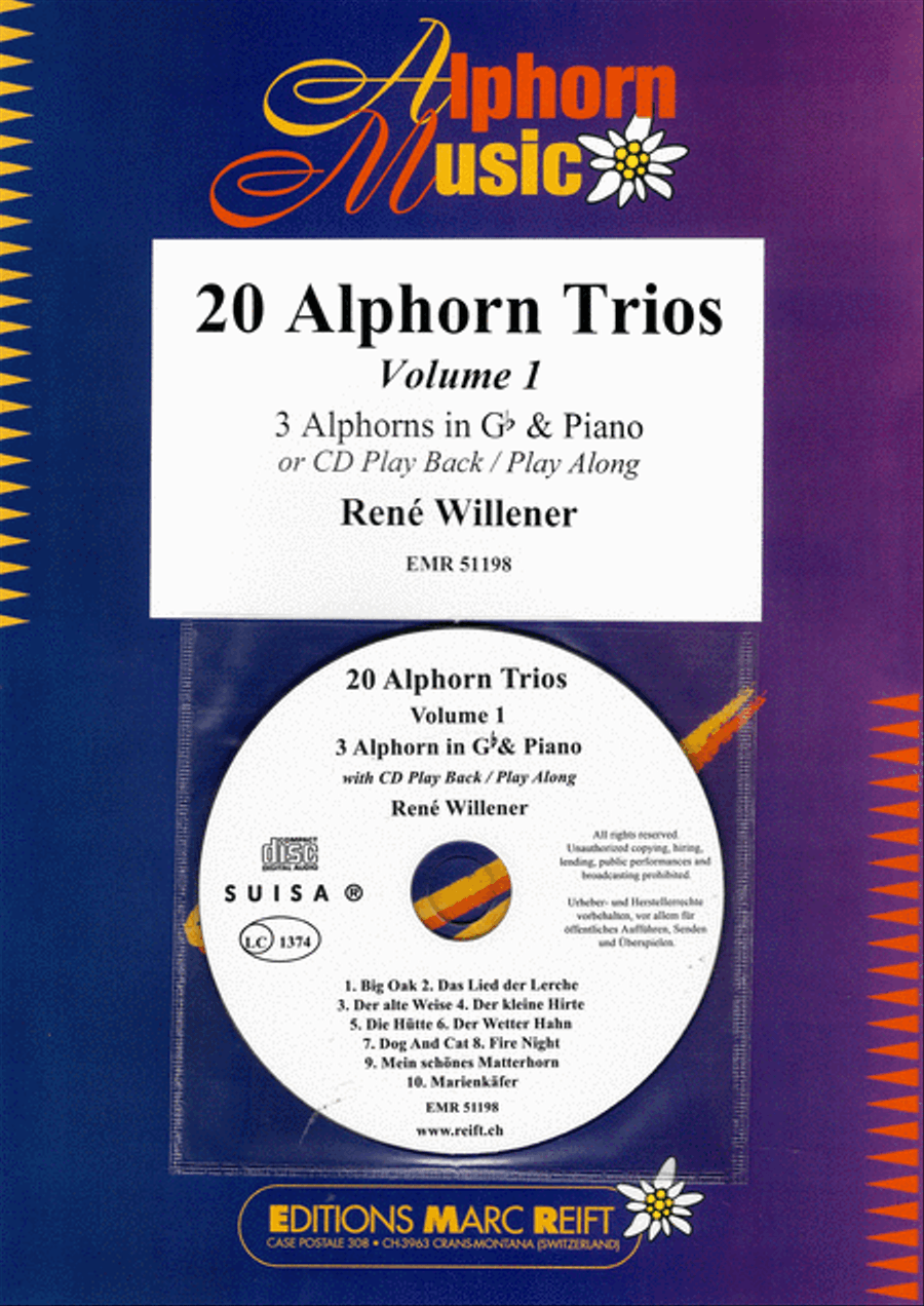 20 Alphorn Trios Volume 1 Brass Trio scores gallery preview page 1