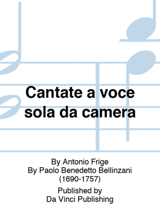 Cantate a voce sola da camera