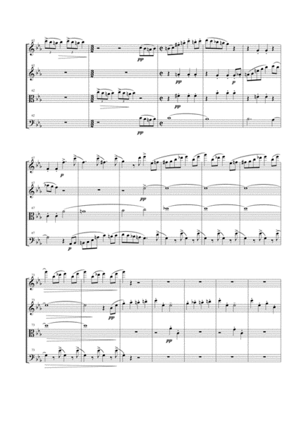 Overture To Candide for String Quartet image number null