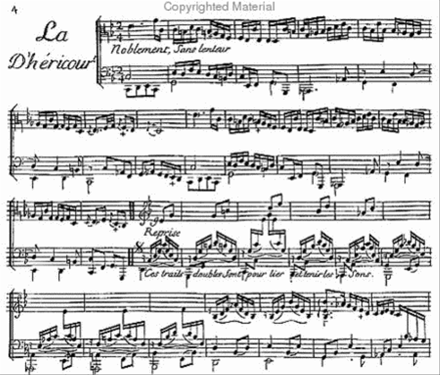 First book of harpsichord pieces - 1759 Harpsichord scores gallery preview page 3