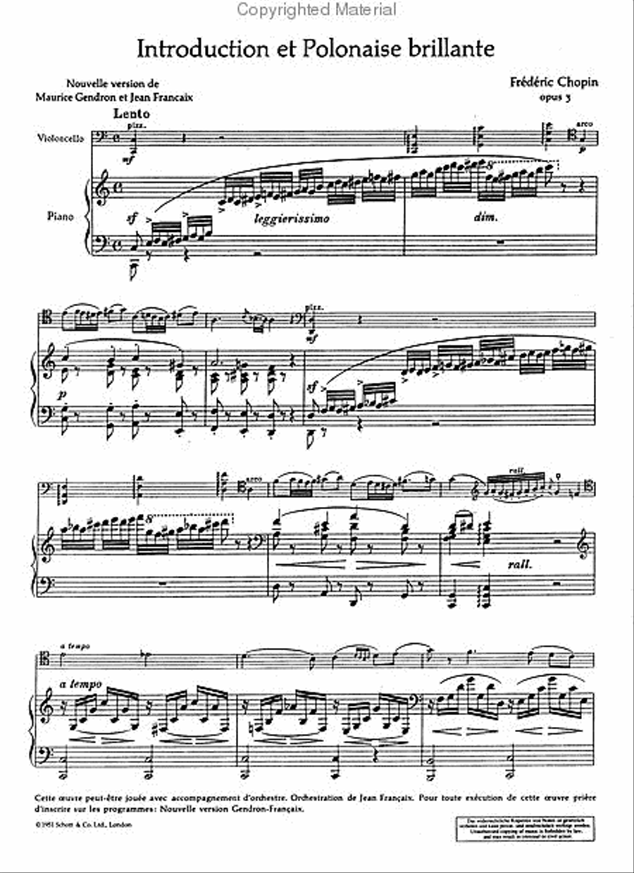 Introduction et Polonaise brillante Piano Accompaniment scores gallery preview page 2