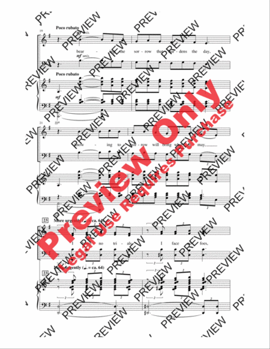 My Soul, Be Still My Soul, Be Still 4-Part scores gallery preview page 4