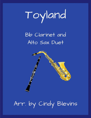 Book cover for Toyland, Bb Clarinet and Alto Sax Duet