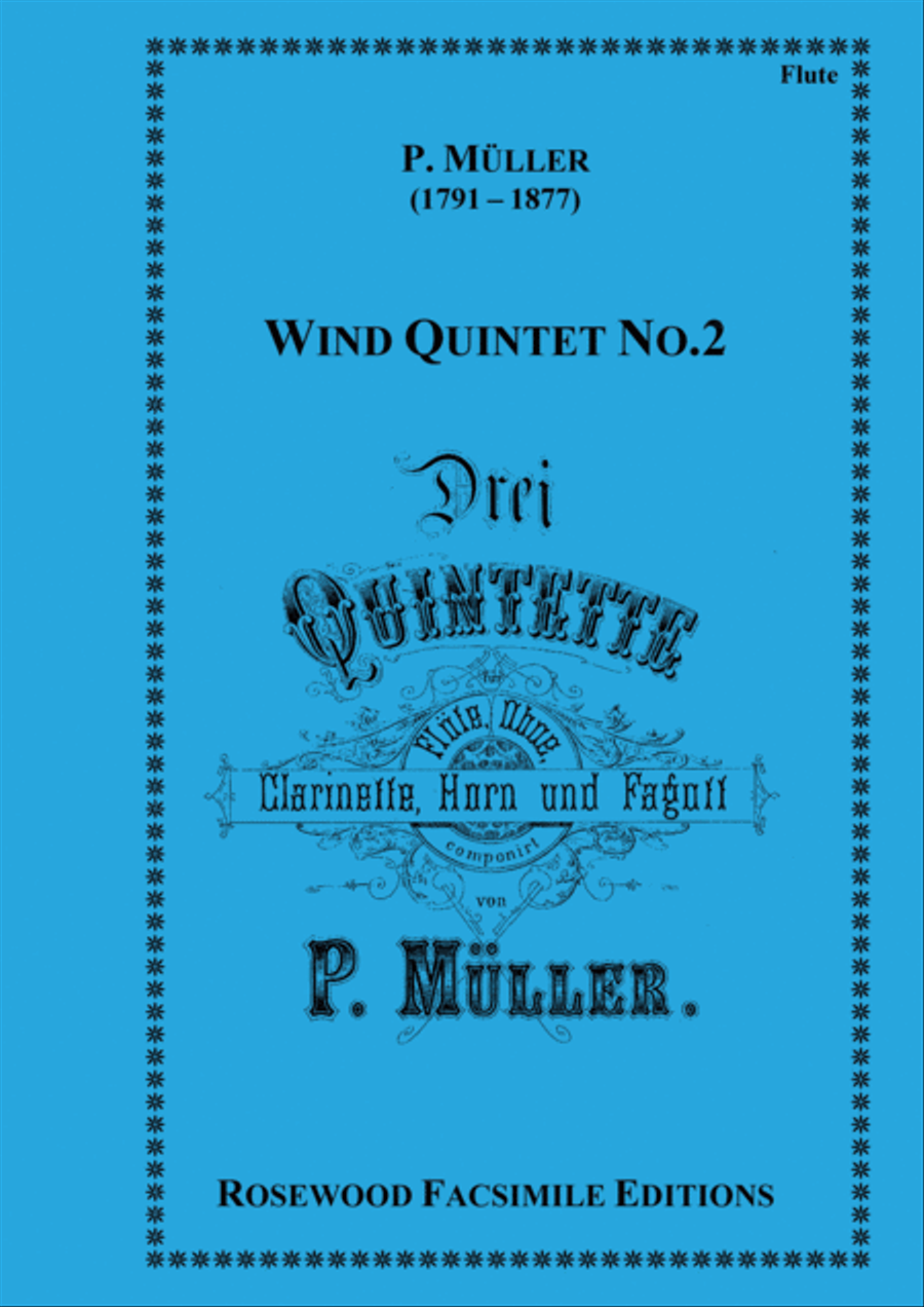 Drei Quintette Nr. 2 Woodwind Quintet scores gallery preview page 1