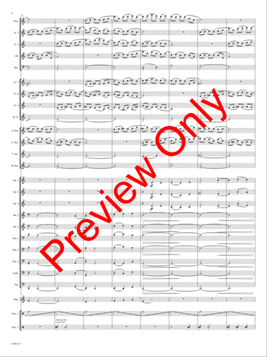 Flying Concert Band scores gallery preview page 7