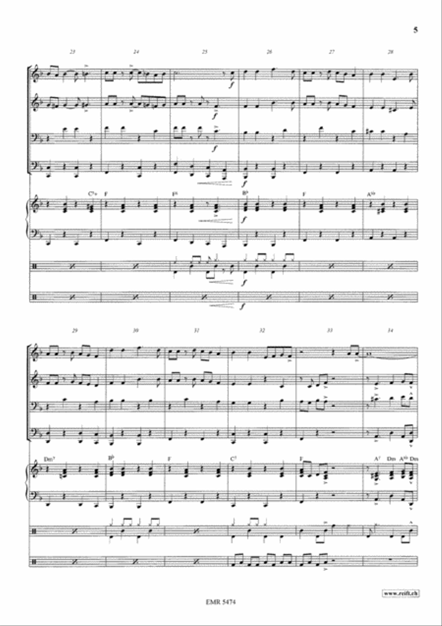 American Patrol American Patrol Concert Band scores gallery preview page 5