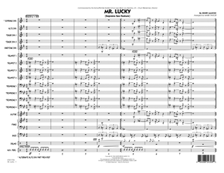 Book cover for Mr. Lucky (Soprano Sax Feature) - Conductor Score (Full Score)