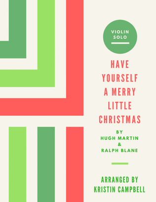 Book cover for Have Yourself A Merry Little Christmas from MEET ME IN ST. LOUIS