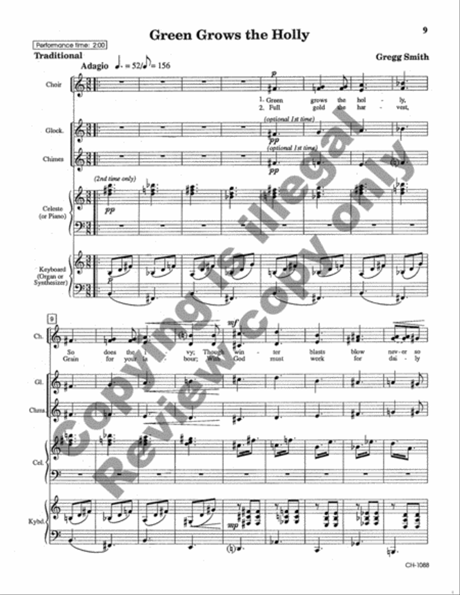 Holiday Harmonies (Full Score) Choir scores gallery preview page 5
