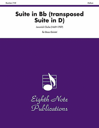 Suite in B-flat (transposed Suite in D)