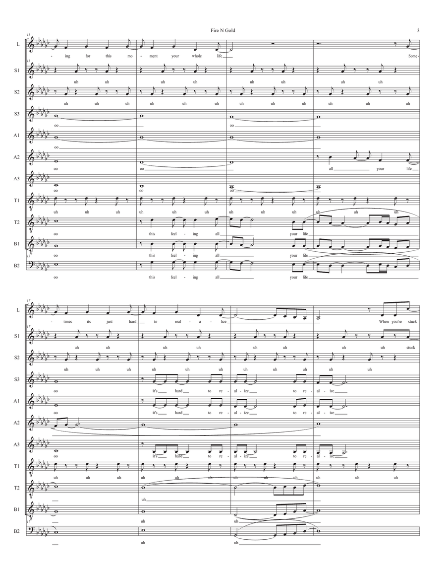 Fire N Gold Divisi scores gallery preview page 3