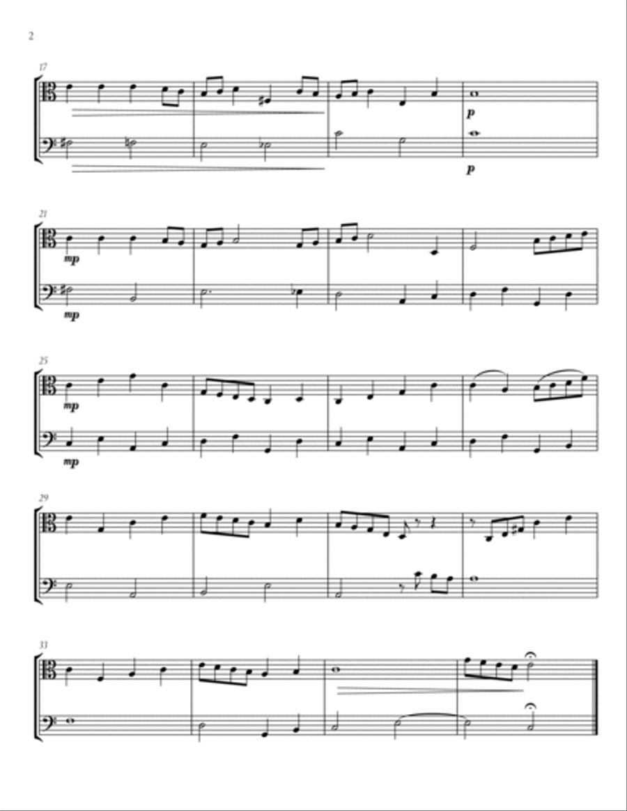 Have Yourself A Merry Little Christmas Score and Parts scores gallery preview page 2