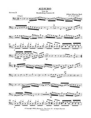 Allegro from Brandenburg Concerto No. 3 - Baritone B.C.