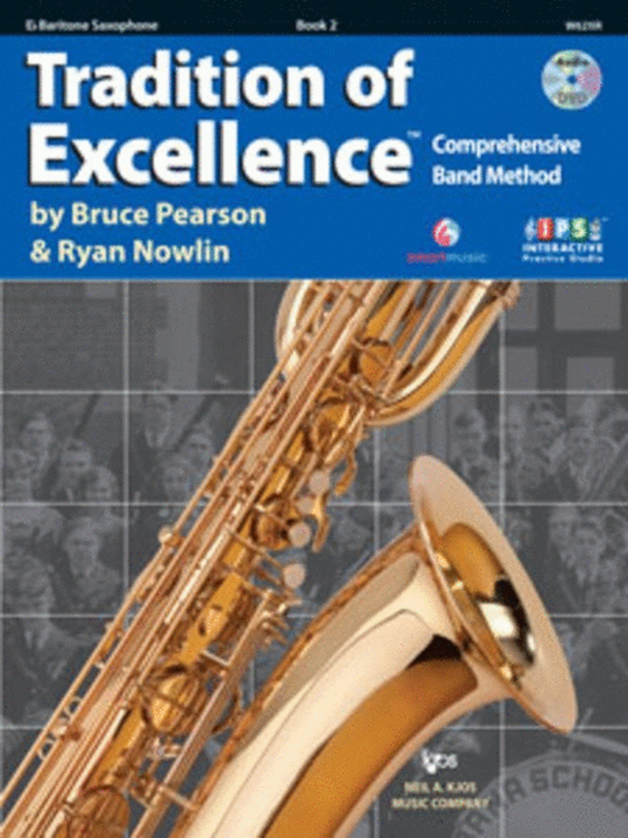 Tradition Of Excellence Book 2 Bari Sax Book/Dvd
