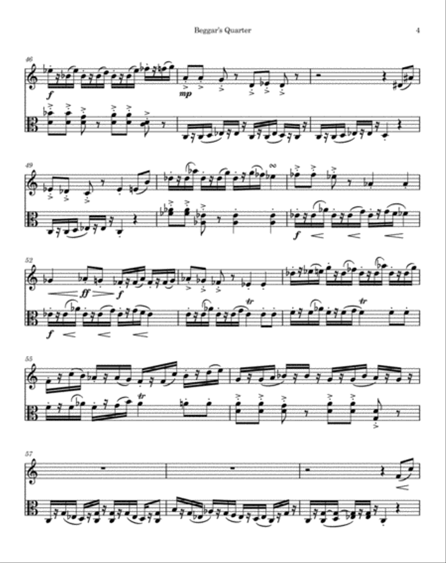 Beggar's Quarter Beggar's Quarter Oboe scores gallery preview page 5