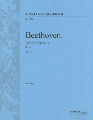Book cover for Symphony No. 2 in D major Op. 36