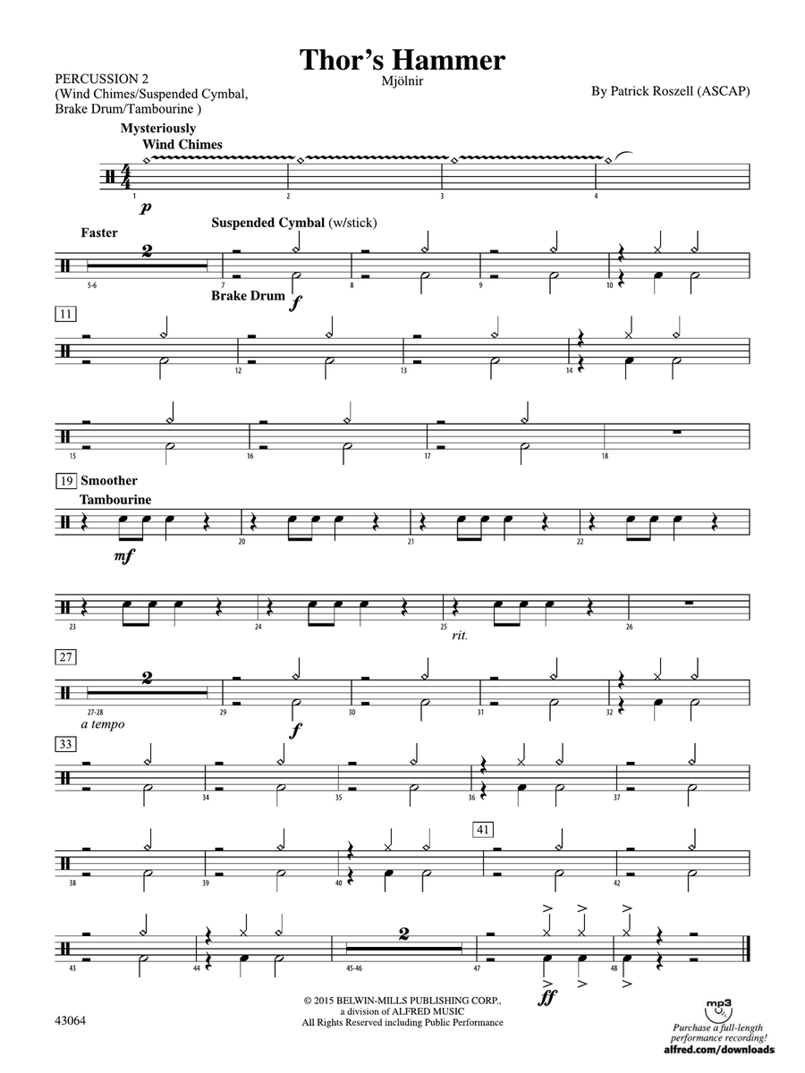 Thor's Hammer: 2nd Percussion