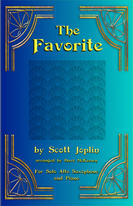 Book cover for The Favorite for solo Alto Saxophone and Piano