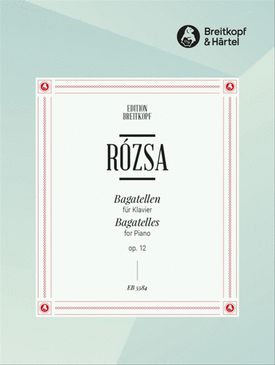 Bagatelles Op. 12 Bagatelles Op. 12 Piano Solo scores gallery preview page 1