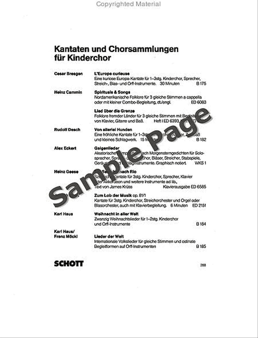 Kindermesse Chorus Score Children's Choir scores gallery preview page 9