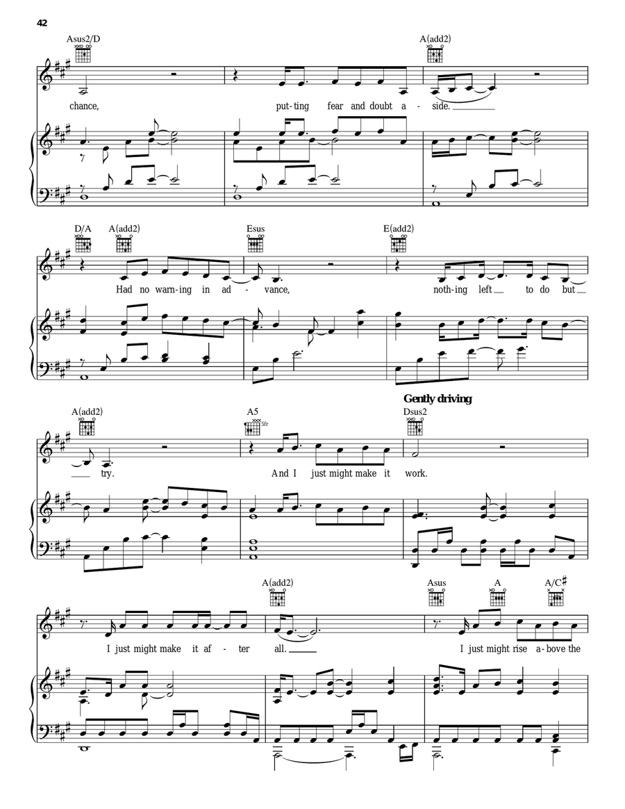 I Just Might (from 9 to 5: The Musical) Piano, Vocal, Guitar scores gallery preview page 2