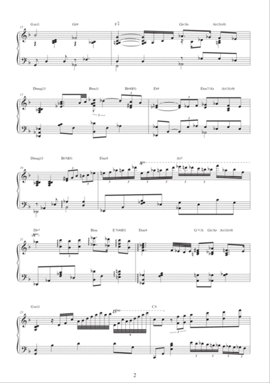 In A Sentimental Mood Piano Solo scores gallery preview page 2