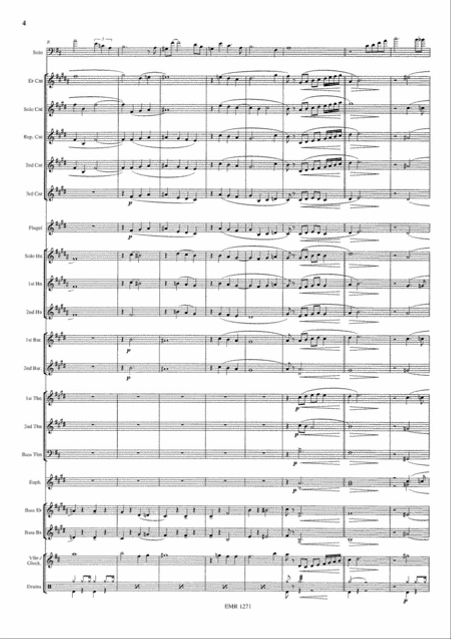 I'm Getting Sentimental Over You Brass Band scores gallery preview page 5