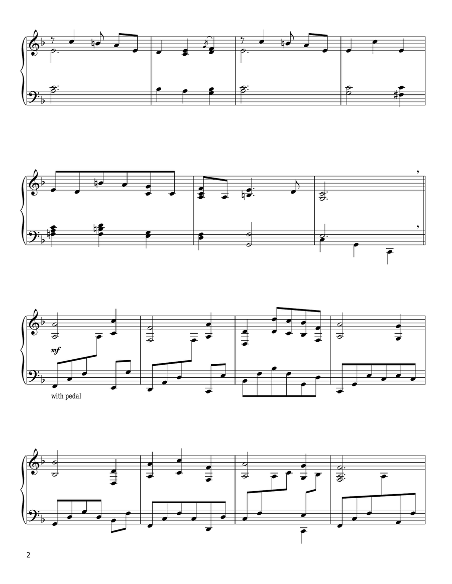 Intermezzo Piano Solo scores gallery preview page 2