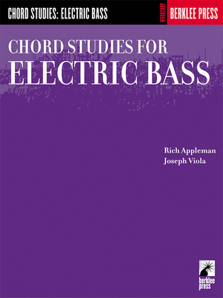 Book cover for Chord Studies for Electric Bass